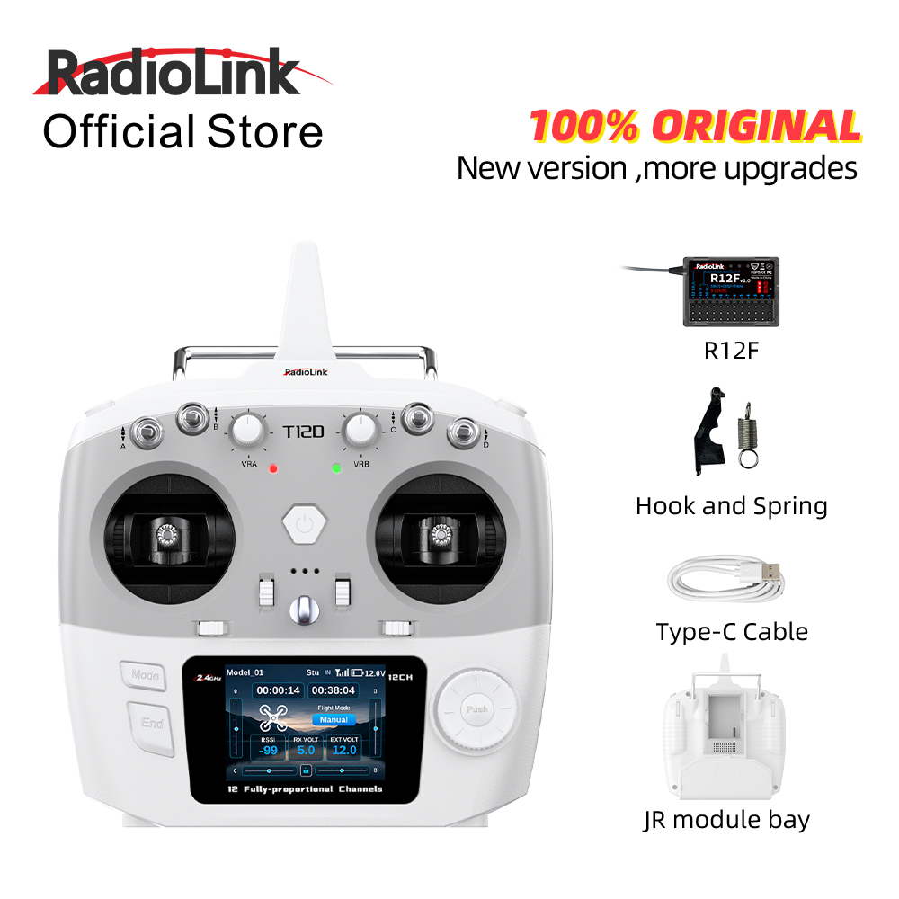 RadioLink T12D JR Module 12CH  - Drone Rc Leading review and price