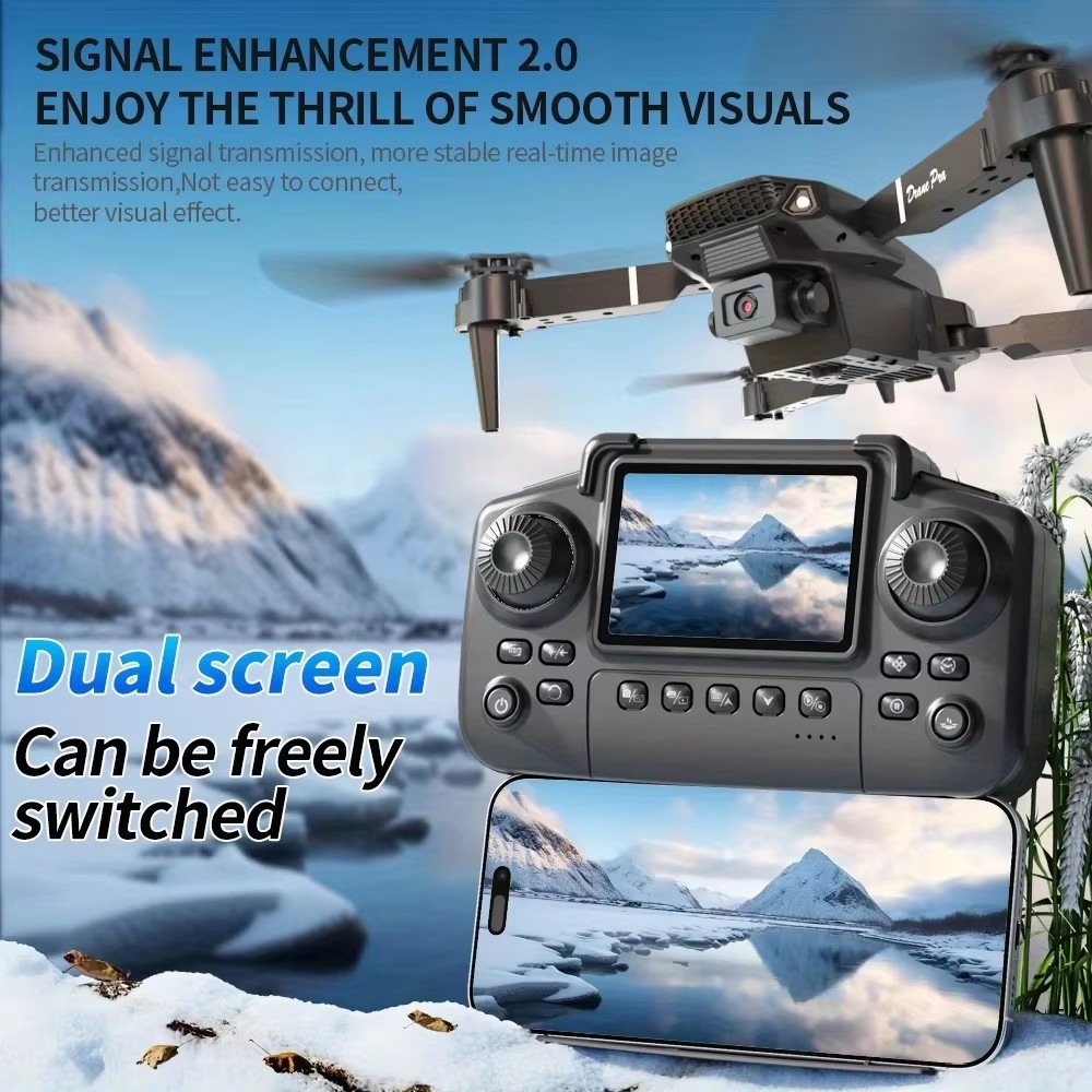 2026 New E88 Drone 4K Dual-Cam - Drone E88 Rc Quadcopter review and price